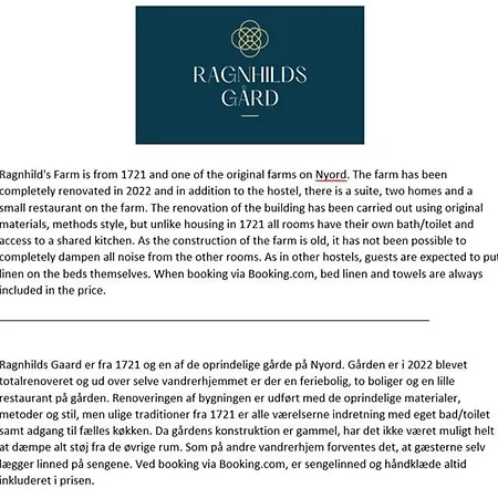 Ragnhilds Gard, Hostel *